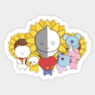 BT21 SUNFLOWER PARTY Sticker